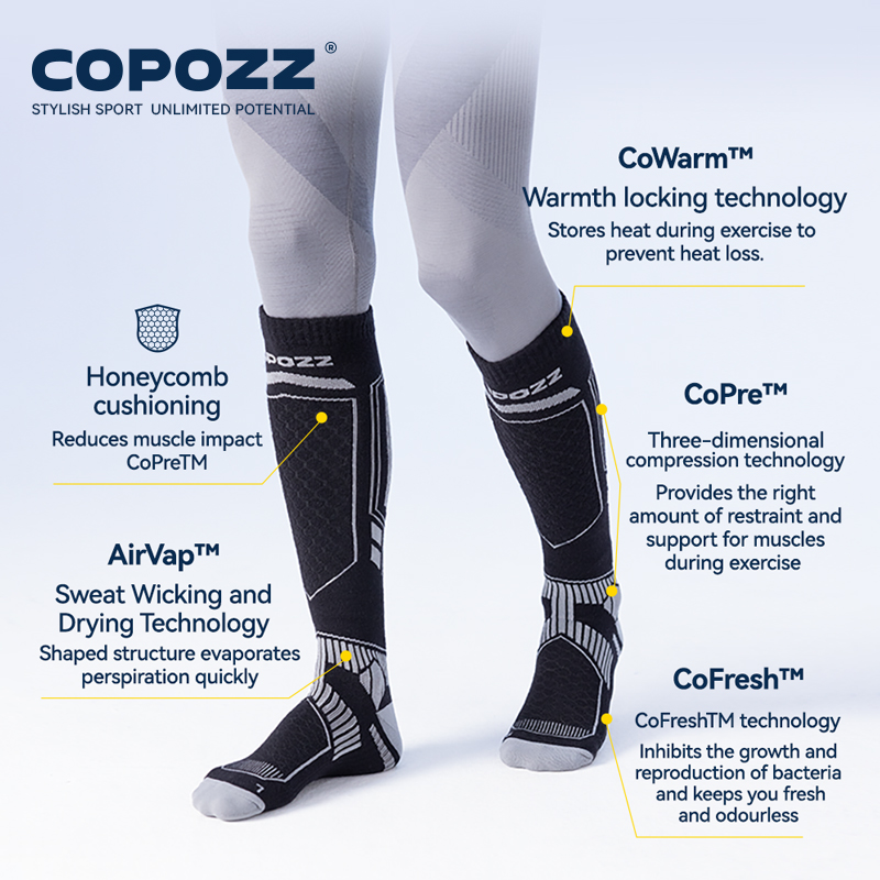 COPOZZ nuevos calcetines de es - Thermal Sock Wool reseña y precio