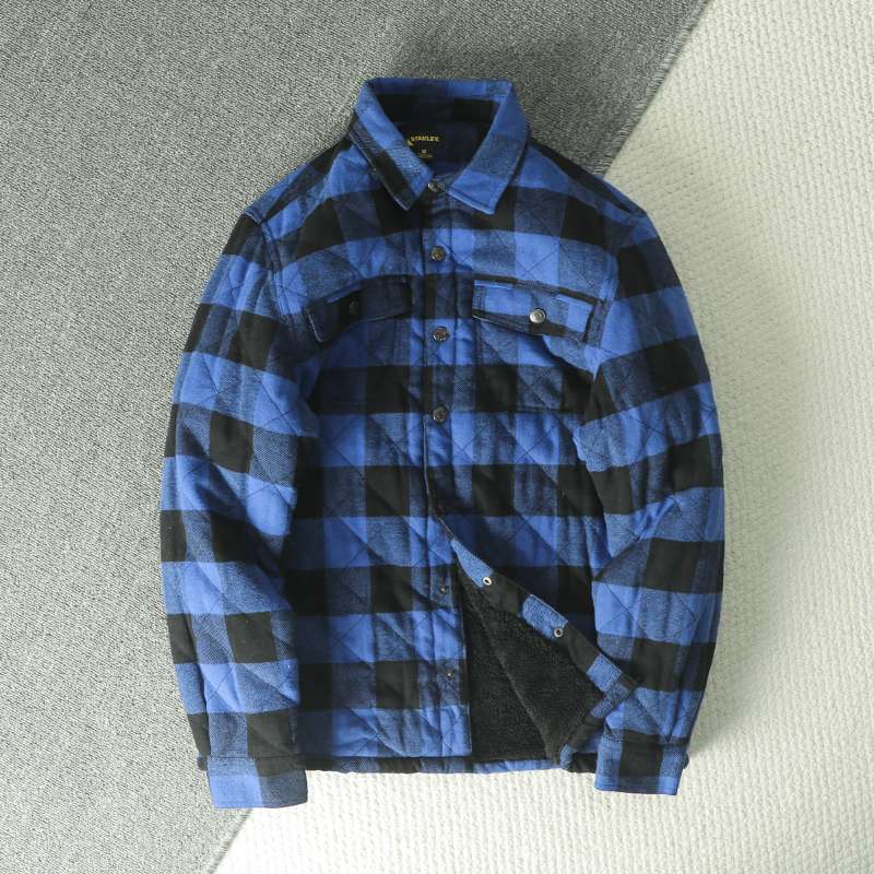 Otoño Invierno camisa de lana  - Flannel Shirt Lined reseña y precio