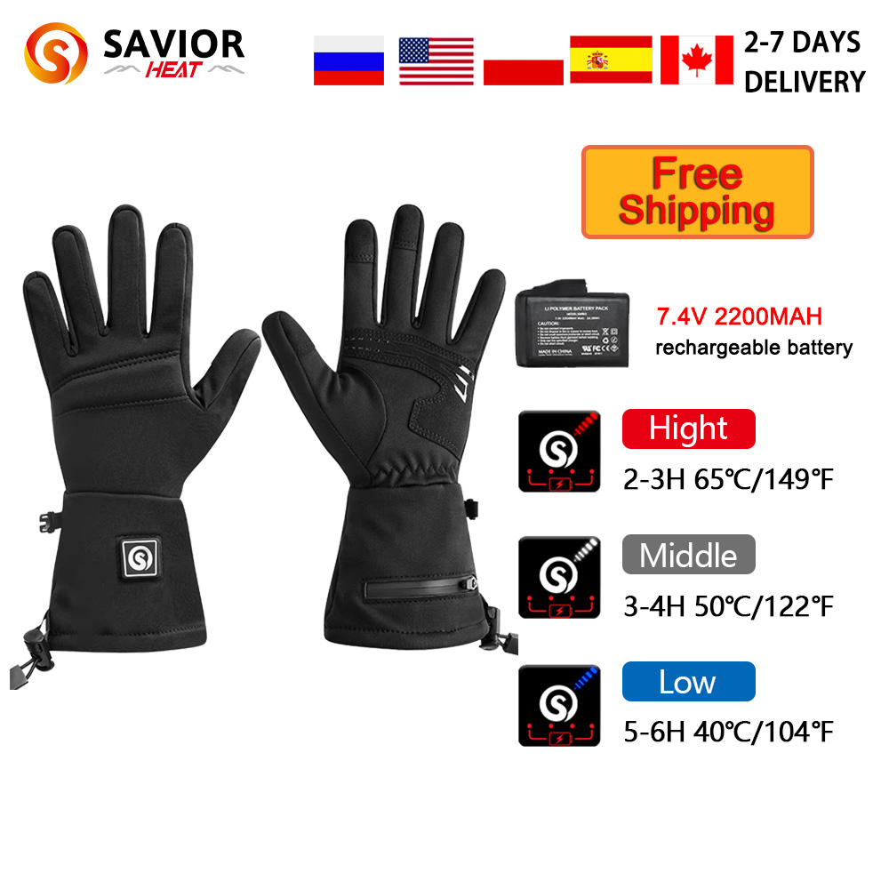 Snow Deer S18 guantes calefact - Touch Screen Gloves reseña y precio