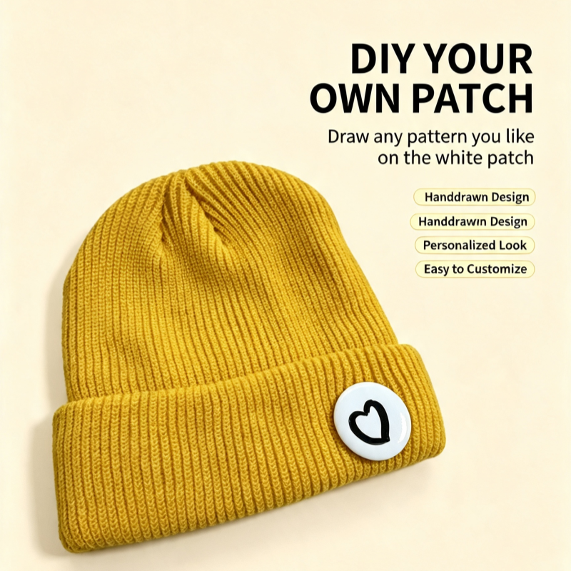 Gorro de Punto Personalizable  - Knit Beanie Hat Warm reseña y precio