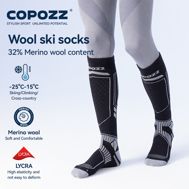 COPOZZ calcetines de esquí de  - Thermal Sock Wool reseña y precio