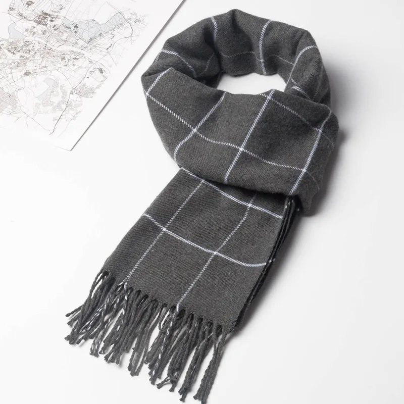 2023 nuevo invierno hombres bu - Wool Scarf Men reseña y precio