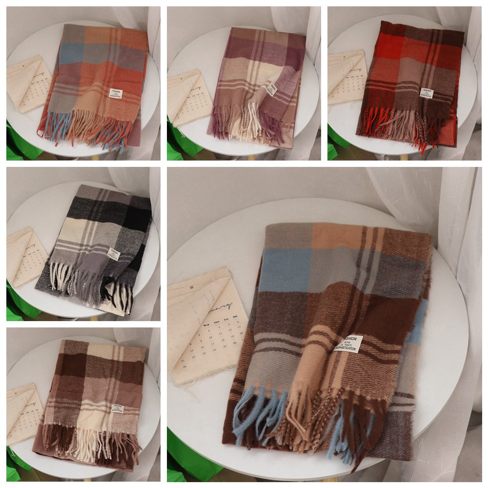 Bufanda de lana a cuadros info - Wool Scarf Men reseña y precio