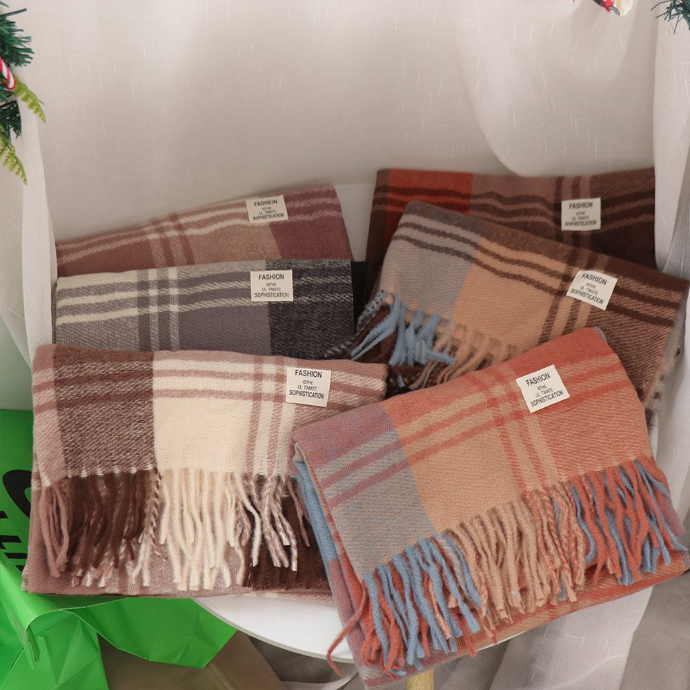 Bufanda de lana a cuadros info - Wool Scarf Men reseña y precio