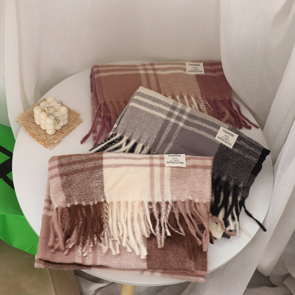 Bufanda de lana a cuadros info - Wool Scarf Men reseña y precio