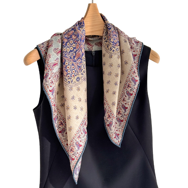 70% lana 30% bufanda de seda a - Wool Scarf Men reseña y precio