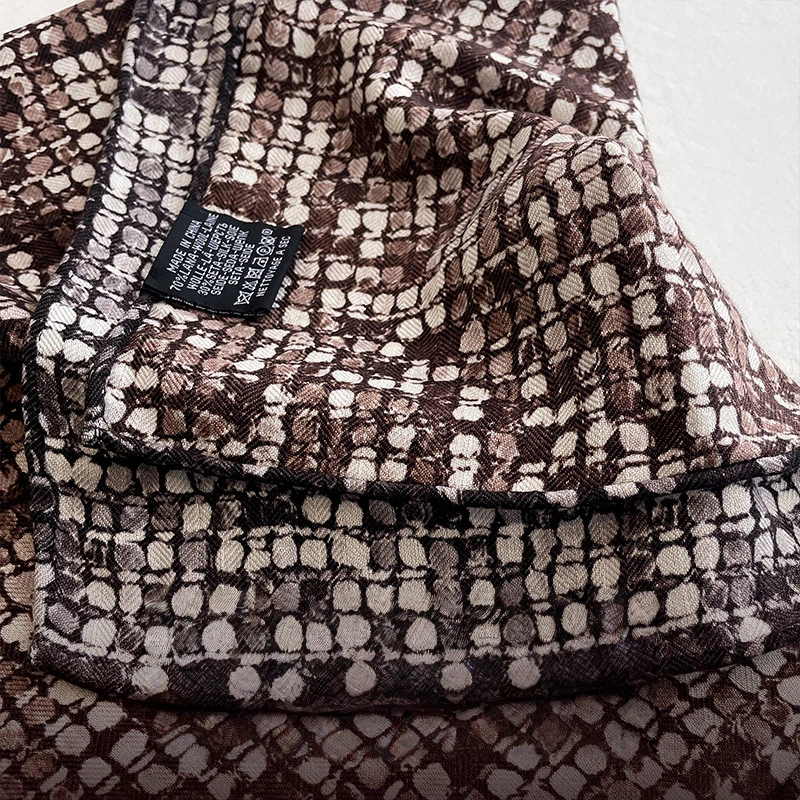 Bufandas de Lana (70%) y Seda  - Wool Scarf Men reseña y precio