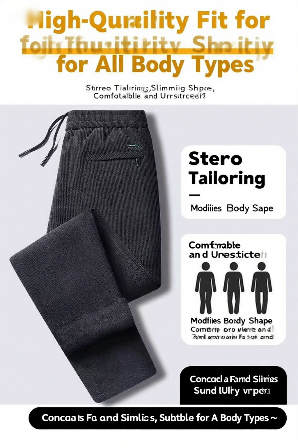 Pantalones informales de pana  - Corduroy Pant Warm reseña y precio
