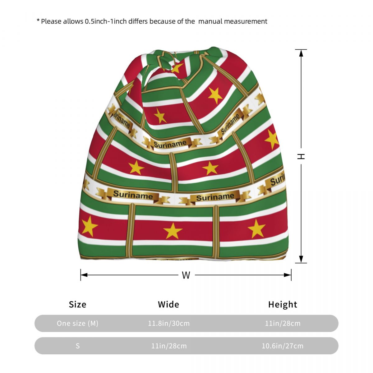 Productos con la bandera de Su - Knit Beanie Hat Warm reseña y precio