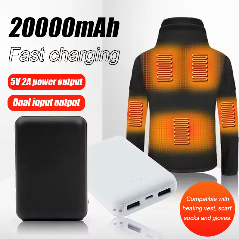 Banco de energía de 20000mAh,  - Heated Vest Battery reseña y precio