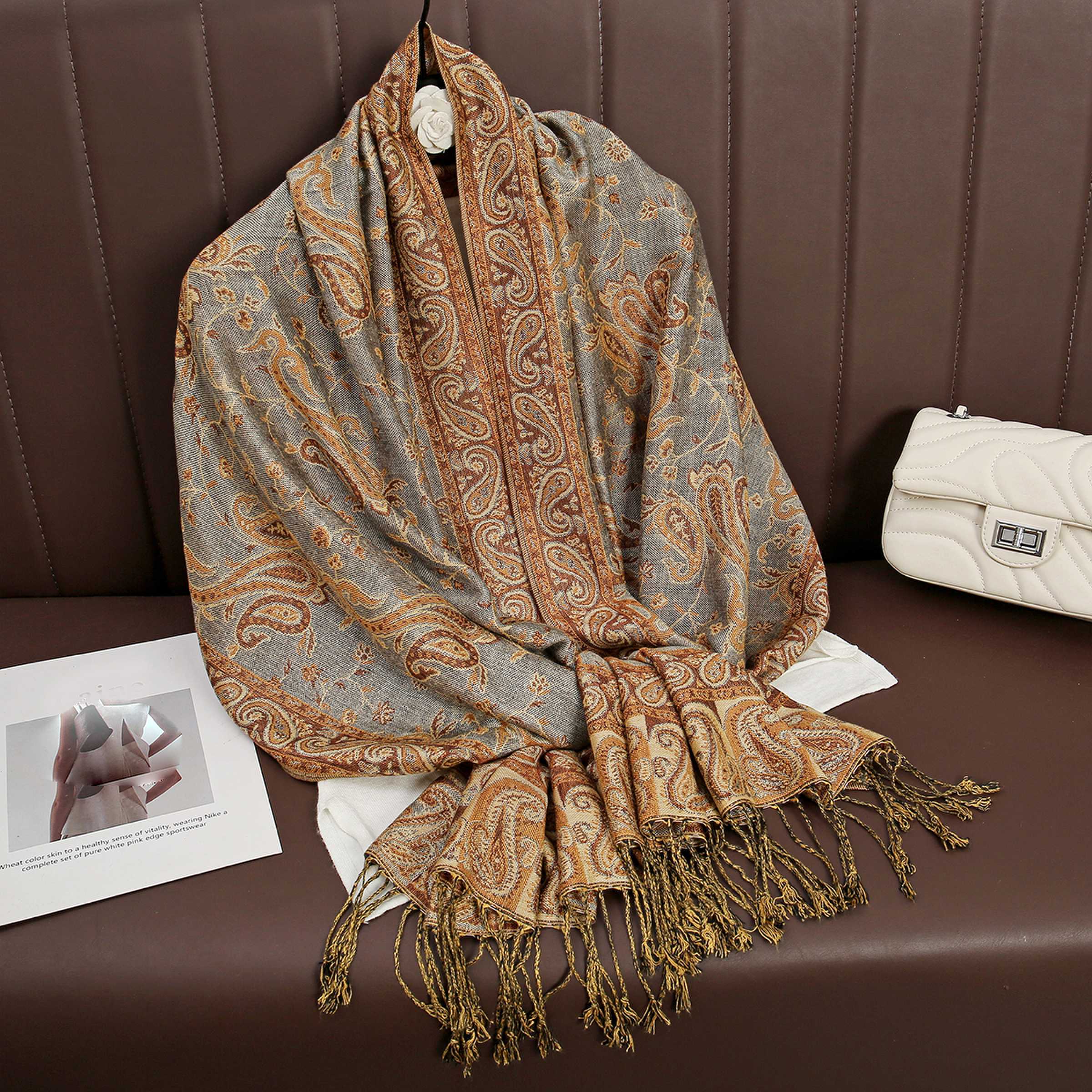 Marca de lujo Otoño Cachemira  - Shawl Wrap Winter reseña y precio
