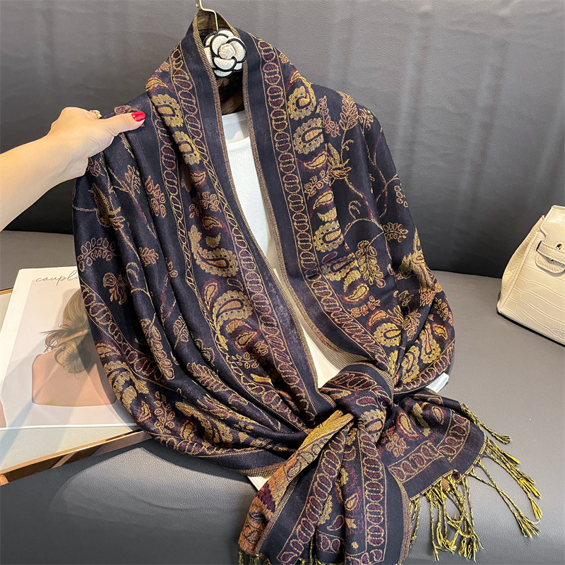 Marca de lujo Otoño Cachemira  - Shawl Wrap Winter reseña y precio