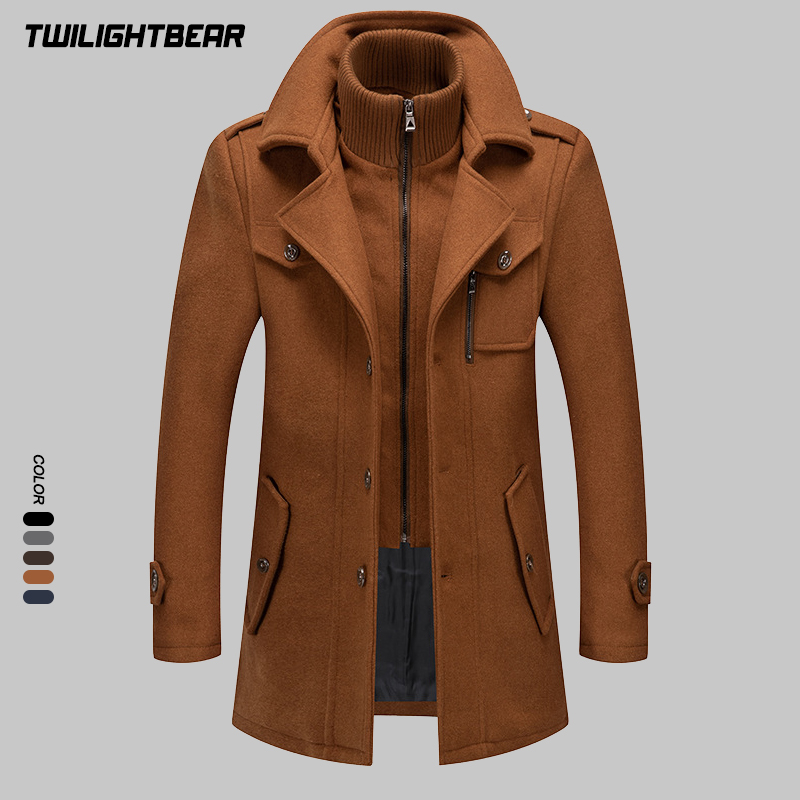 Abrigo de lana para hombre, ta - Wool Coat Peacoat reseña y precio