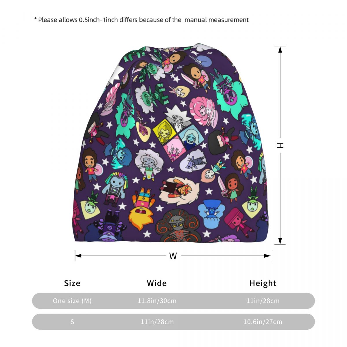 Crystal Gems Steven Universe B - Knit Beanie Hat Warm reseña y precio