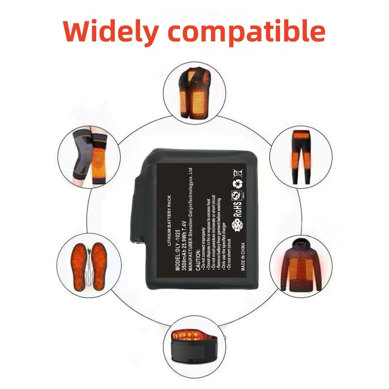 Nueva batería recargable de po - Heated Vest Battery reseña y precio