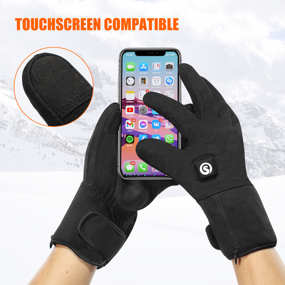 Guantes calefactados eléctrico - Touch Screen Gloves reseña y precio