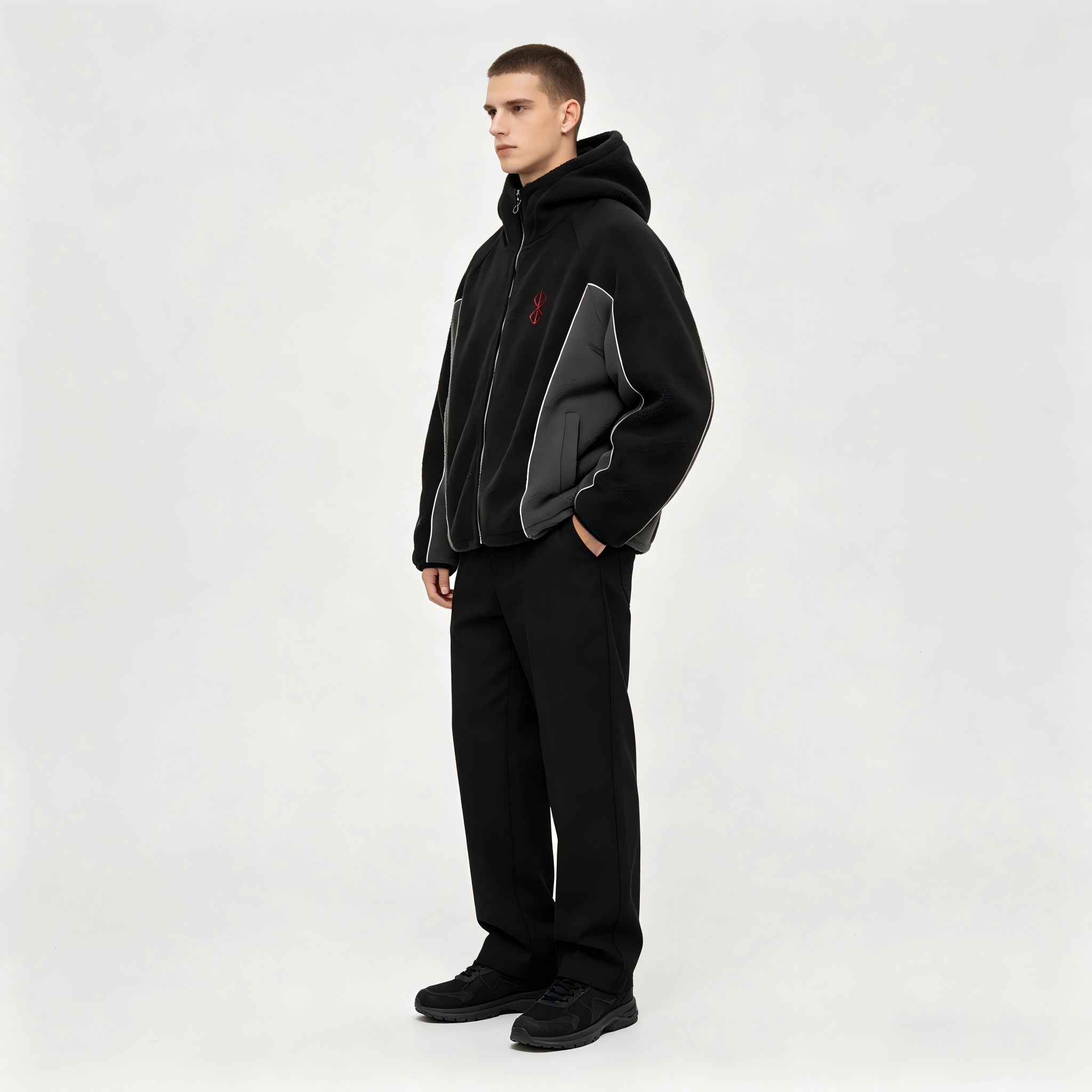 Chaqueta con capucha unisex de - Sherpa Hoodie Fleece reseña y precio