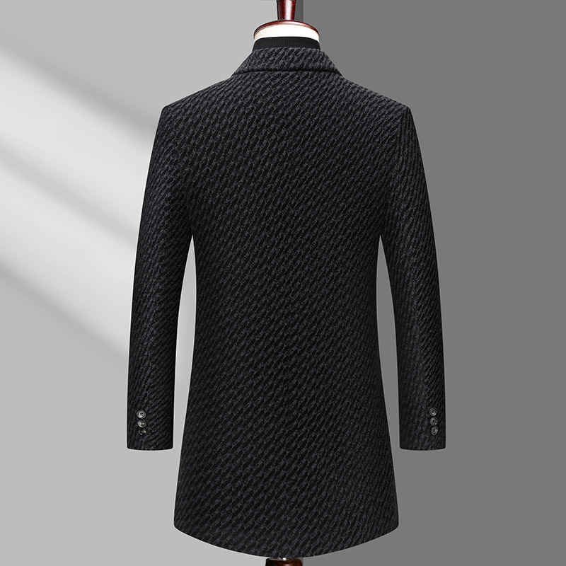 Abrigo largo para hombre, chaq - Wool Coat Peacoat reseña y precio