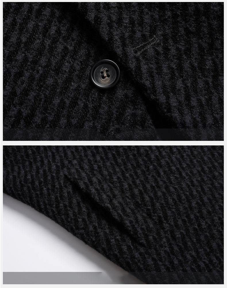 Abrigo largo para hombre, chaq - Wool Coat Peacoat reseña y precio