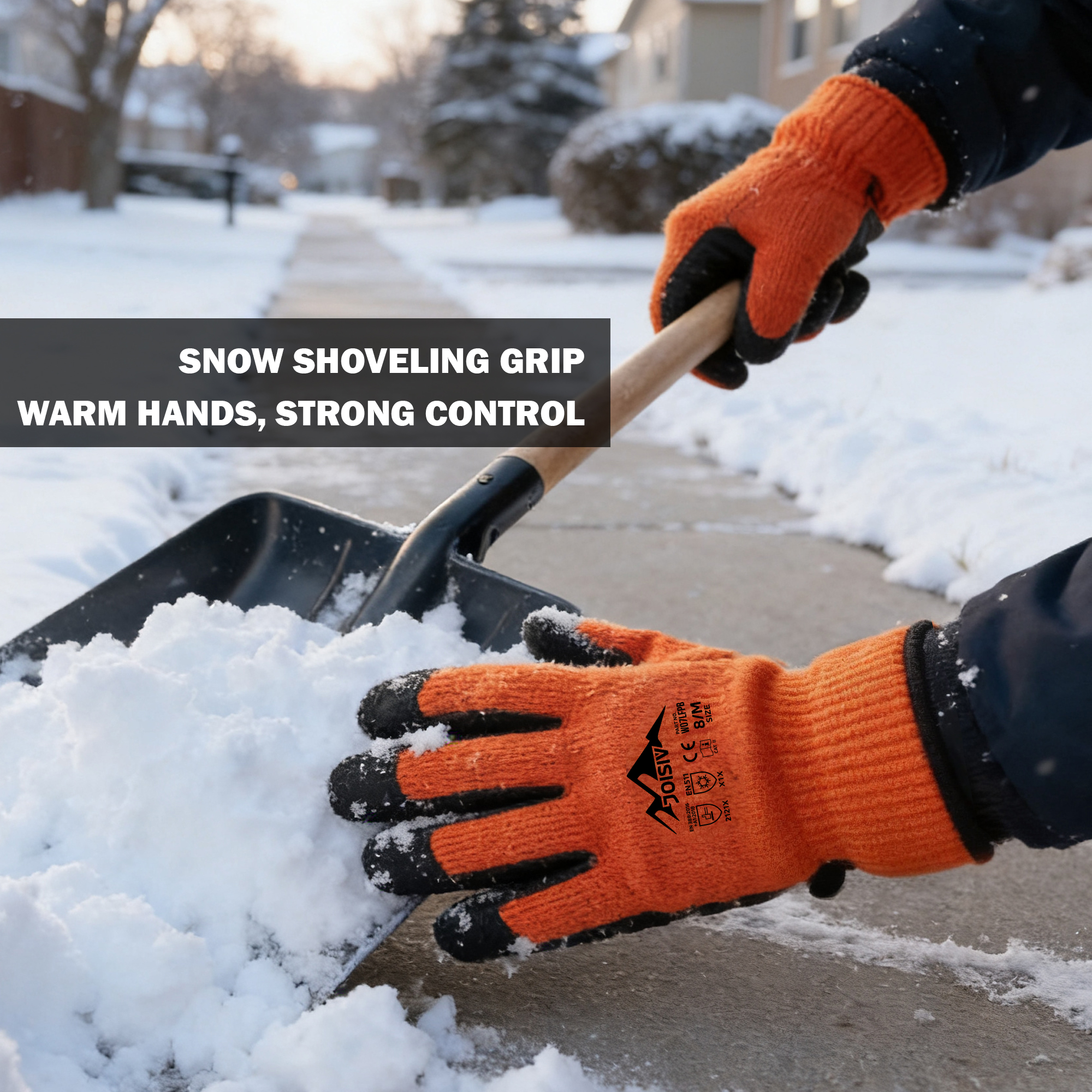 1 par de guantes de trabajo co - Snow Glove Insulated reseña y precio