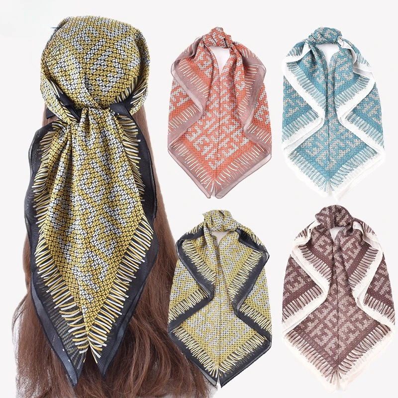 Bufanda cuadrada de seda liger - Shawl Wrap Winter reseña y precio