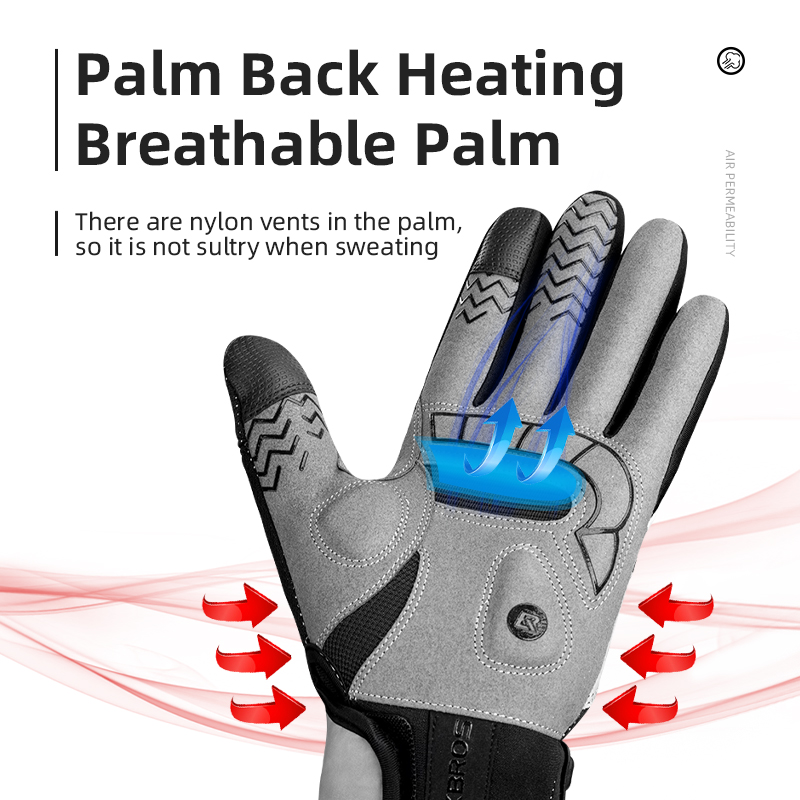ROCKBROS-guante de invierno co - Touch Screen Gloves reseña y precio