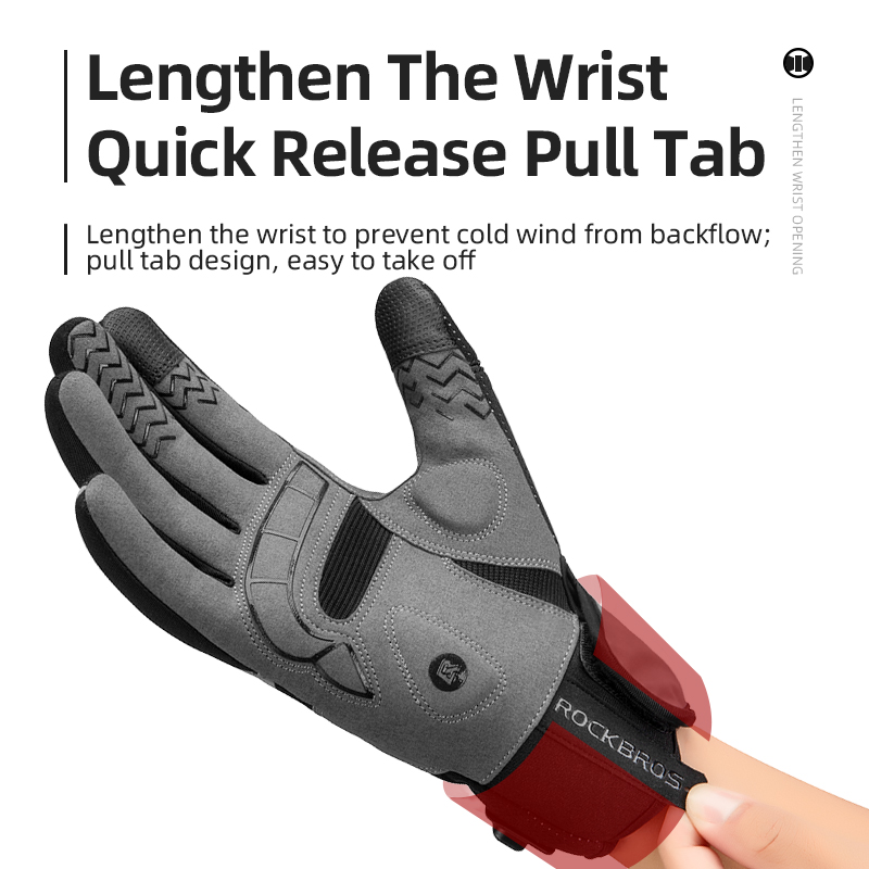 ROCKBROS-guante de invierno co - Touch Screen Gloves reseña y precio