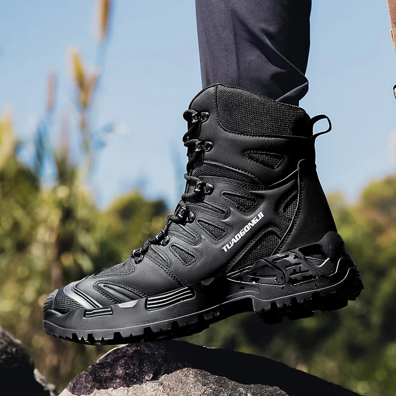 Botas tácticas de senderismo a - Waterproof Winter Boot reseña y precio