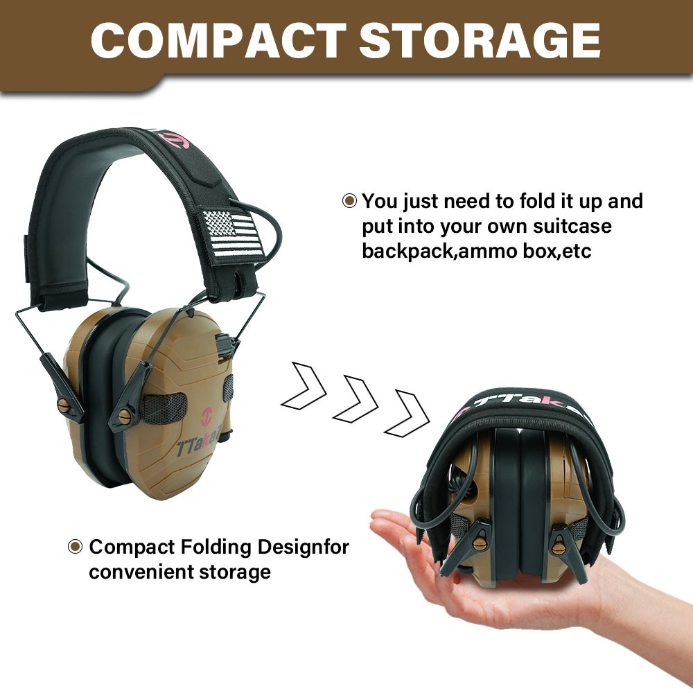 Nuevas Orejeras Electrónicas P - Earmuffs Foldable reseña y precio
