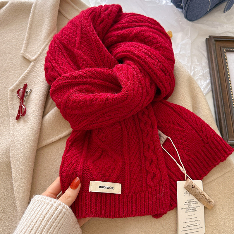 Bufanda de lana de 100% de luj - Wool Scarf Men reseña y precio
