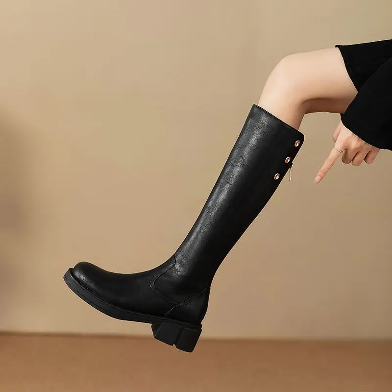 Otoño Invierno tacón medio señ - Waterproof Winter Boot reseña y precio