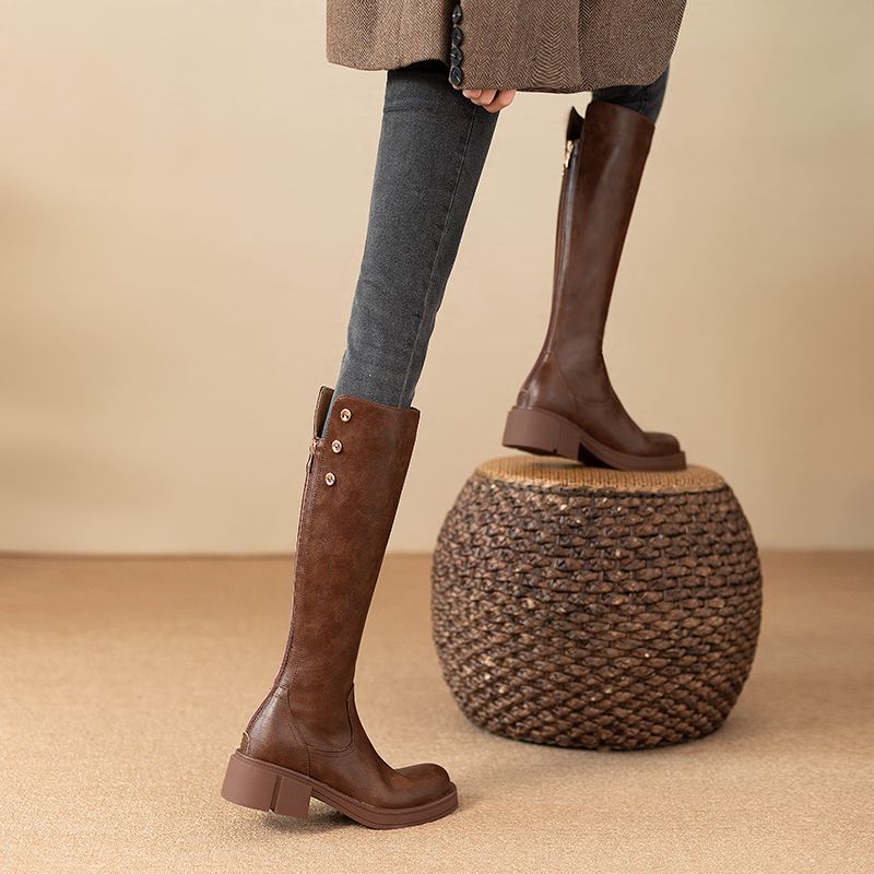 Otoño Invierno tacón medio señ - Waterproof Winter Boot reseña y precio